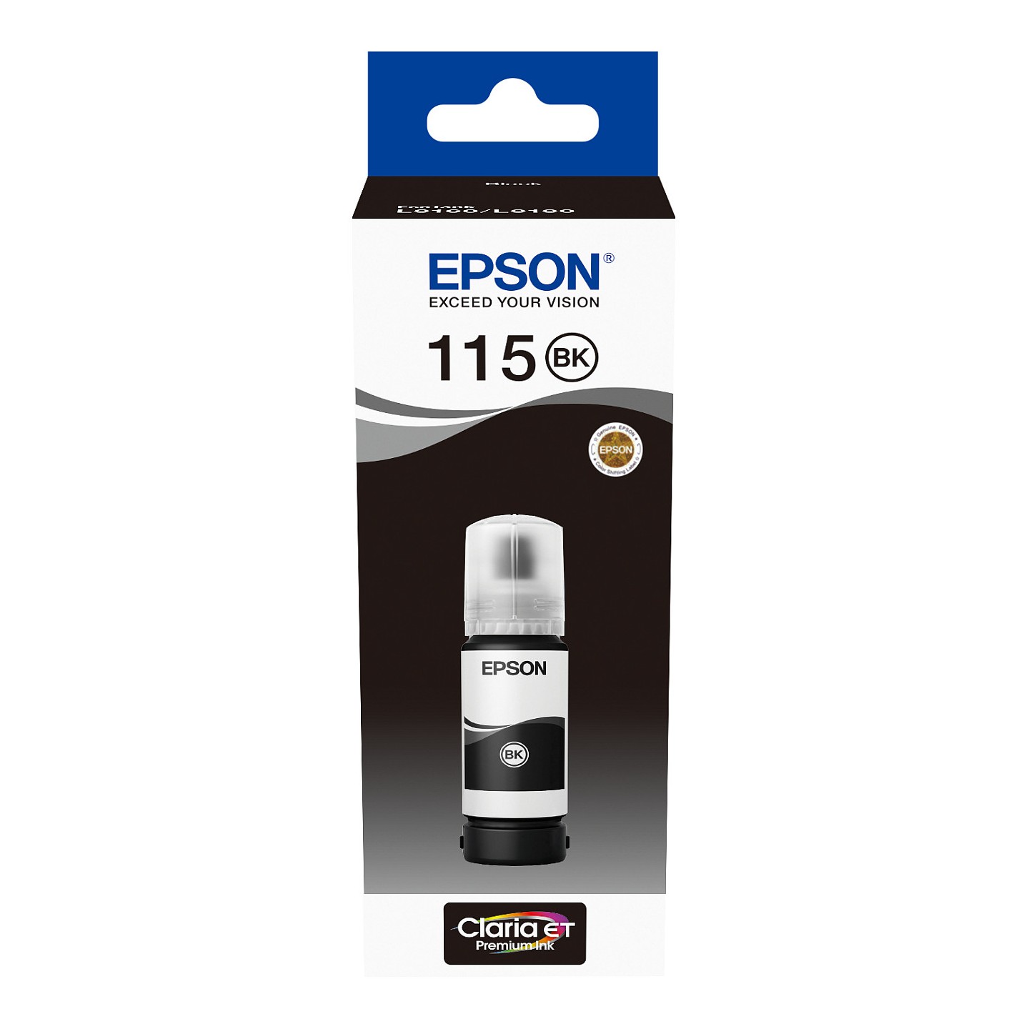 Epson Ink 115 EcoTank Pigment Black Schwarz (C13T07C14A) — Buy in Cyprus with Fast Delivery