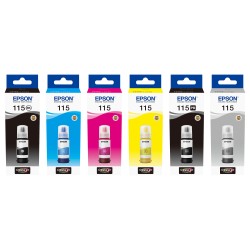 Epson Ink 115 EcoTank Pigment Black Schwarz (C13T07C14A) — Buy in Cyprus with Fast Delivery