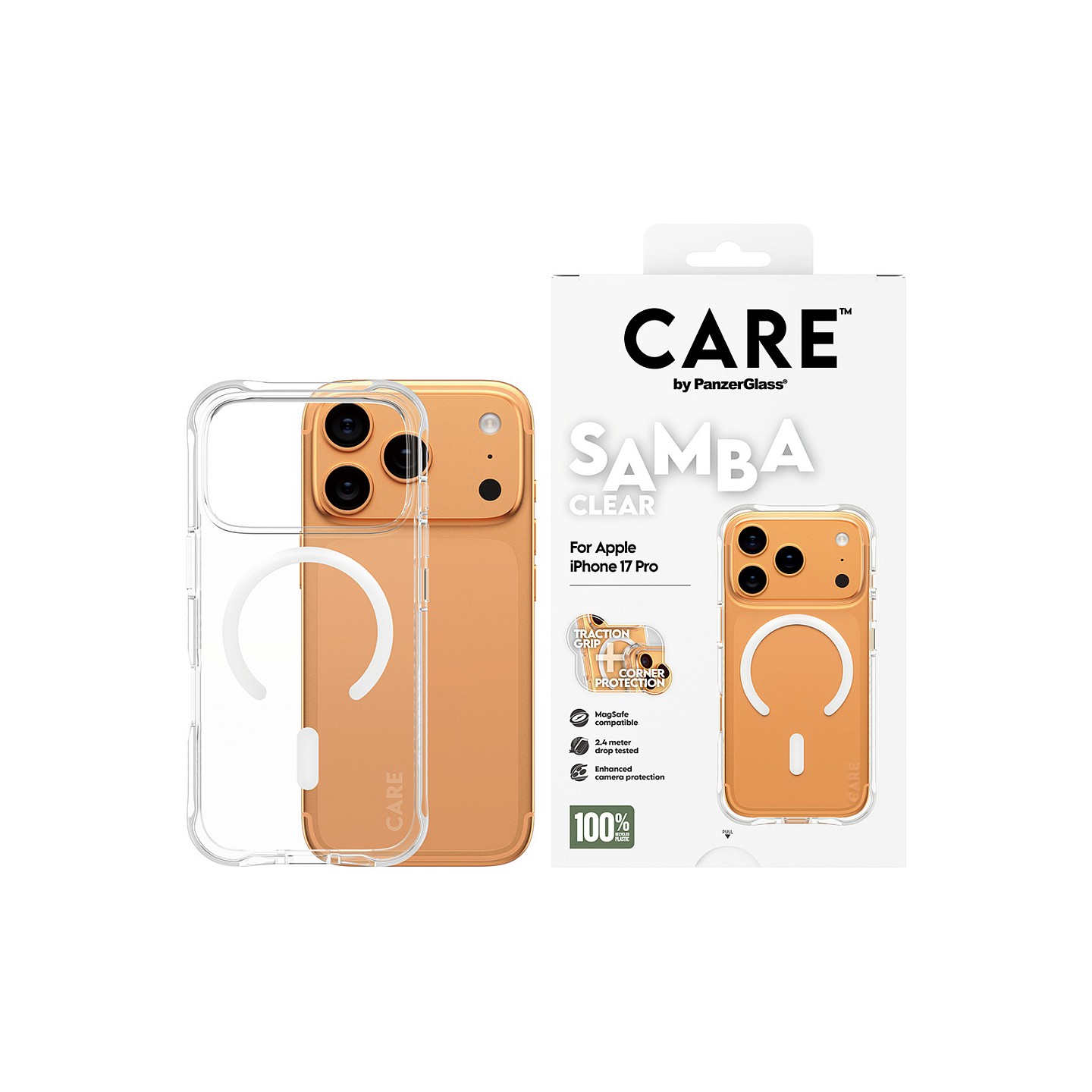 CARE fashionable Samba clear MagSafe iPhone 17 Pro — Buy in Cyprus with Fast Delivery