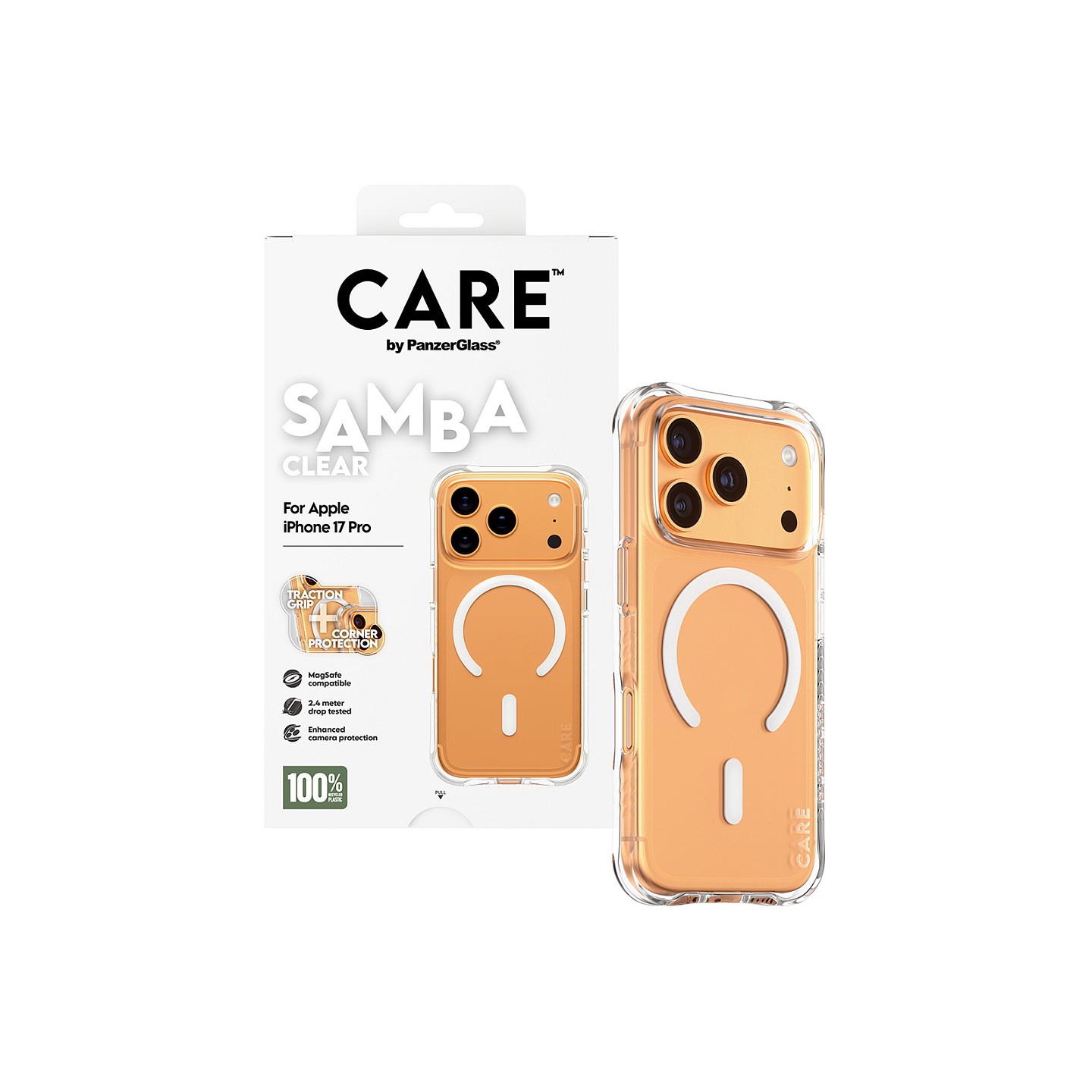 CARE fashionable Samba clear MagSafe iPhone 17 Pro — Buy in Cyprus with Fast Delivery