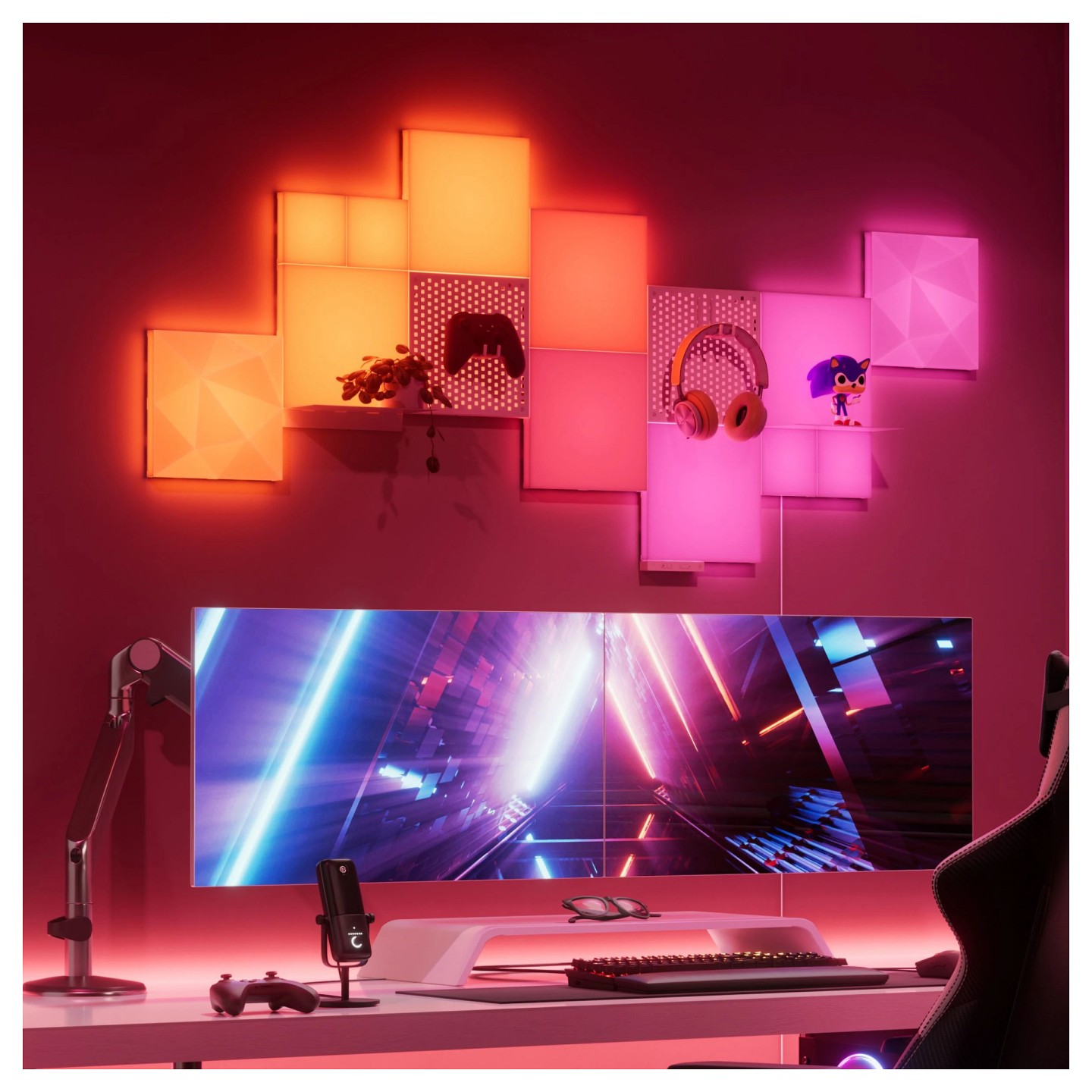 Nanoleaf Blocks Textured Squares Expansion Pack. 2er-Pack — Buy in Cyprus with Fast Delivery