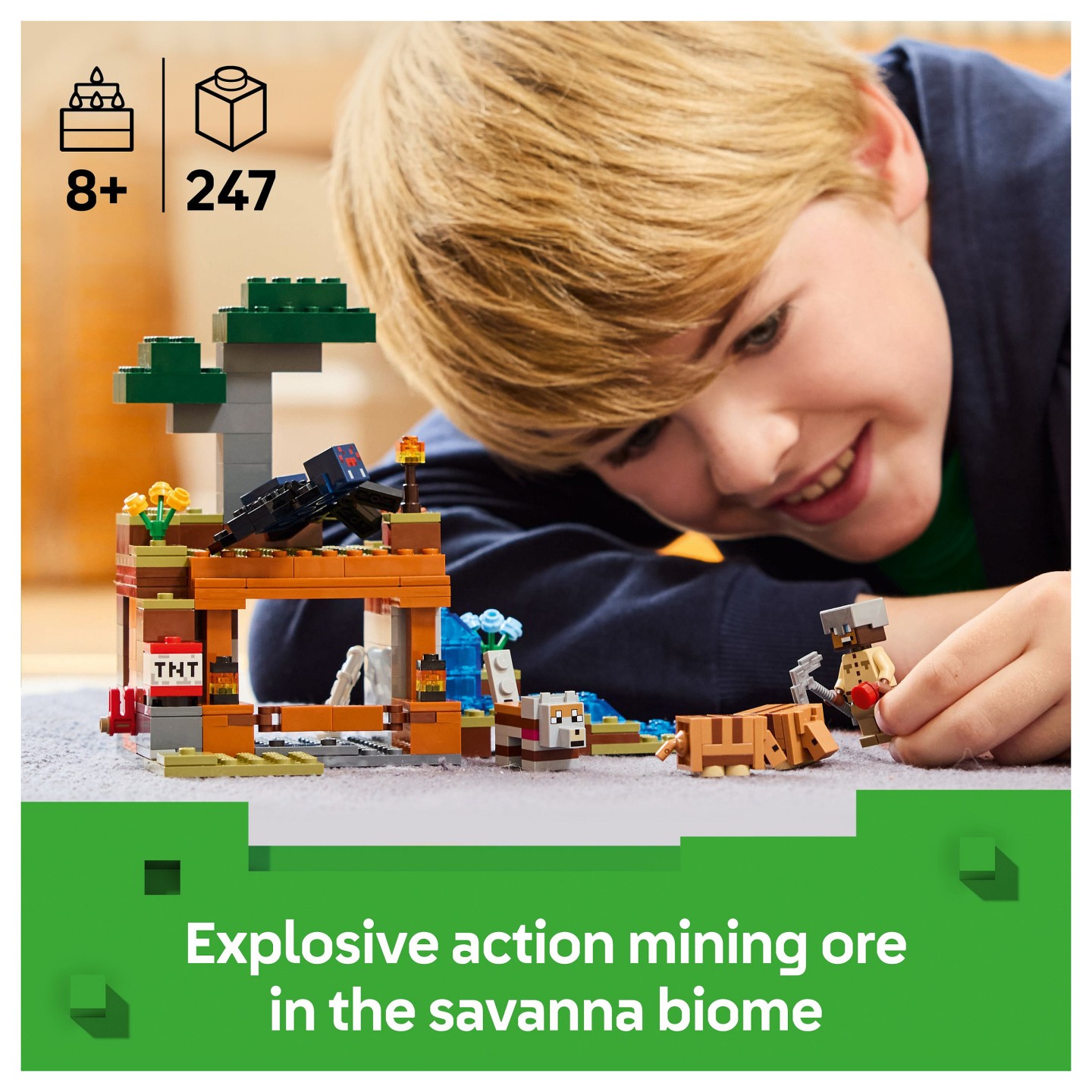 LEGO 21269 Minecraft Die Expedition zur Grteltiermine — Buy in Cyprus with Fast Delivery