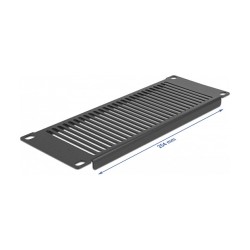 10? Netzwerkschrank Panel mit Lüftungsschlitzen vertikal 2 HE schwarz — Buy in Cyprus with Fast Delivery