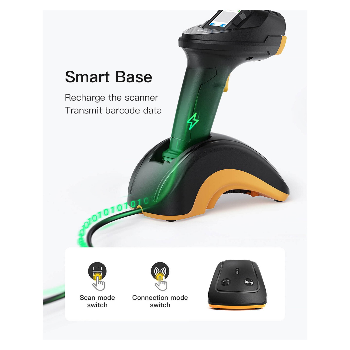 inateck Barcodescanner Pro 8 black [Pro 8_black] — Buy in Cyprus with Fast Delivery
