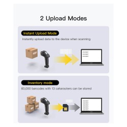 inateck Barcodescanner Pro 8 black [Pro 8_black] — Buy in Cyprus with Fast Delivery