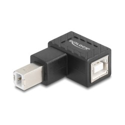 DELOCK Adapter USB 2.0 B Stecker zu B Buchse 90° gew. unten — Buy in Cyprus with Fast Delivery