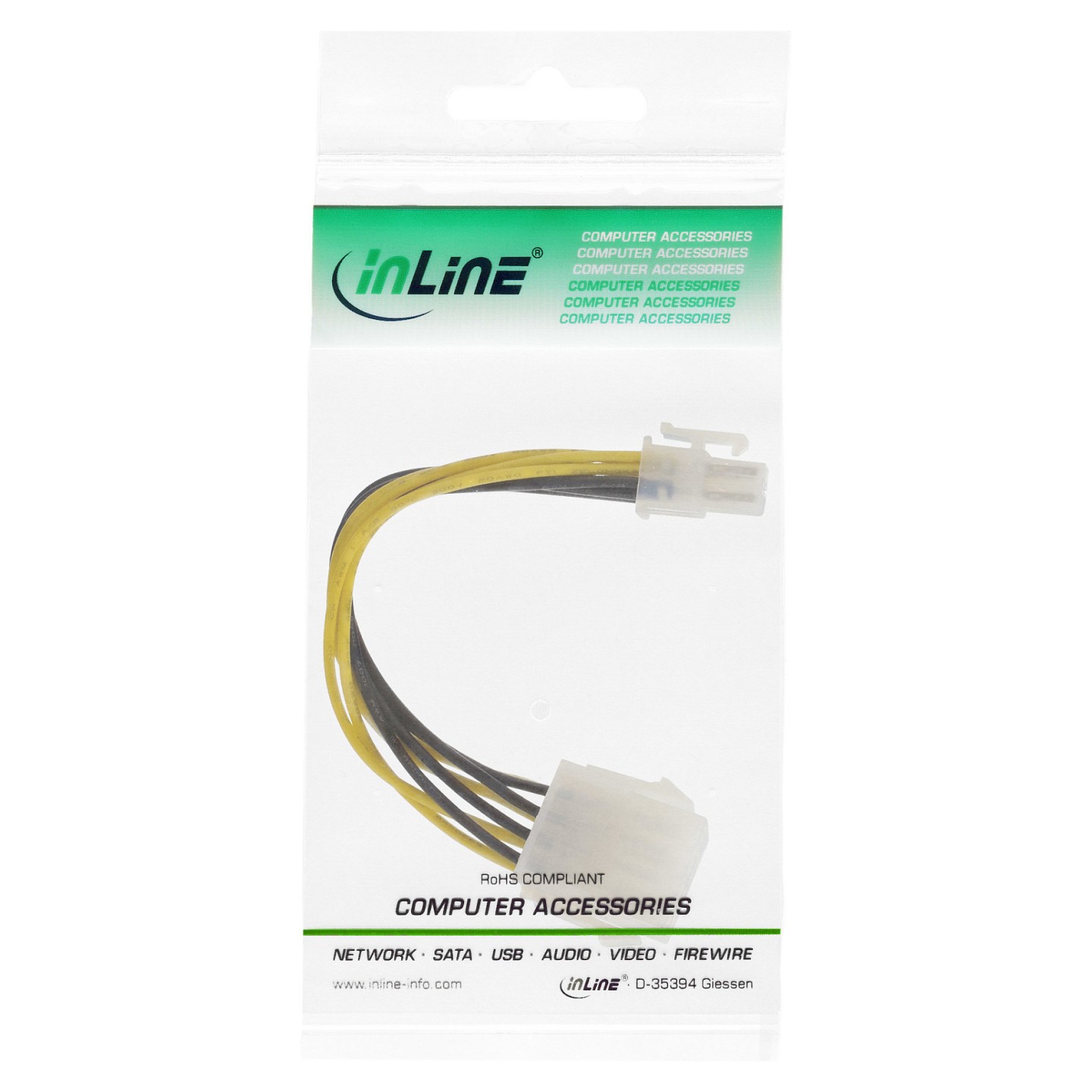 Intos Inline Netzteil Adapter 8-pol. Bu. - to 4-pol. St. — Buy in Cyprus with Fast Delivery