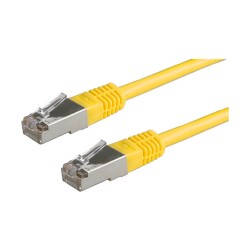 VALUE Patchkabel Kat.6 Class E S FTP PiMF gelb 10m — Buy in Cyprus with Fast Delivery