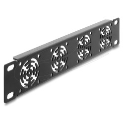 10? 1 HE Rackblende für 4 Lüfter 40 x 40 mm dunkelgrau — Buy in Cyprus with Fast Delivery