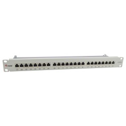 Equip Patchpanel 24x RJ45 Cat6A 19' FTP 1HE ISO IEC hellgrau — Buy in Cyprus with Fast Delivery