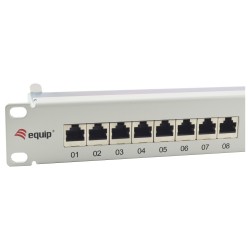 Equip Patchpanel 24x RJ45 Cat6A 19' FTP 1HE ISO IEC hellgrau — Buy in Cyprus with Fast Delivery