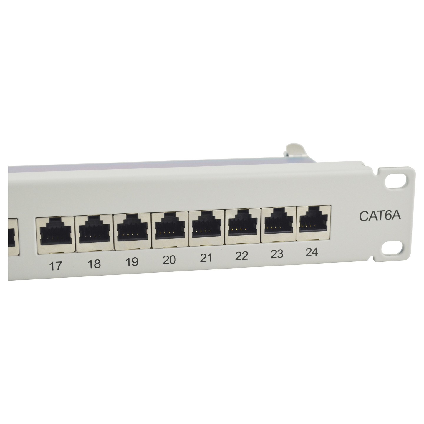 Equip Patchpanel 24x RJ45 Cat6A 19' FTP 1HE ISO IEC hellgrau — Buy in Cyprus with Fast Delivery