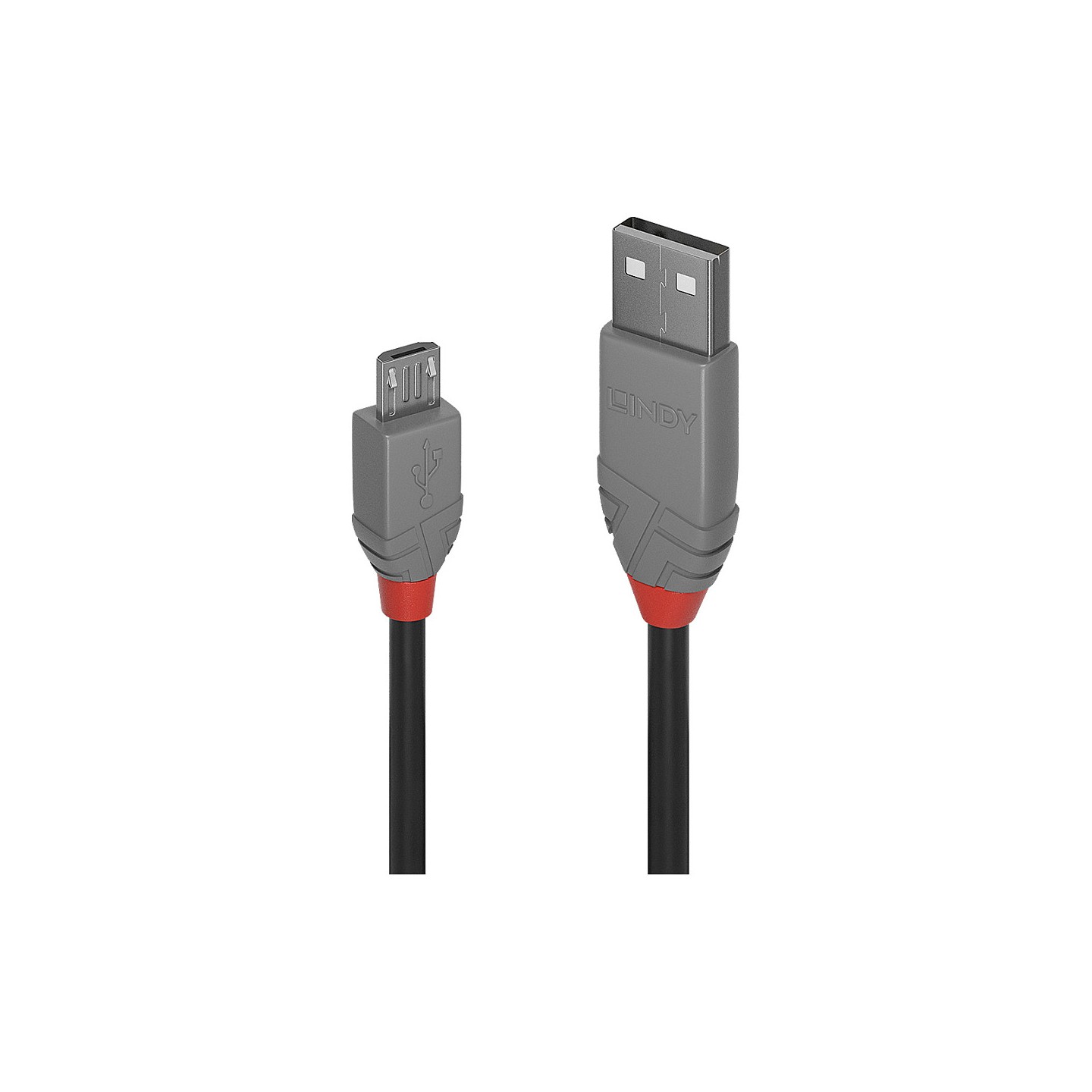 LINDY USB 2.0 Kabel Typ A Micro-B Anthra Line M M 3m — Buy in Cyprus with Fast Delivery
