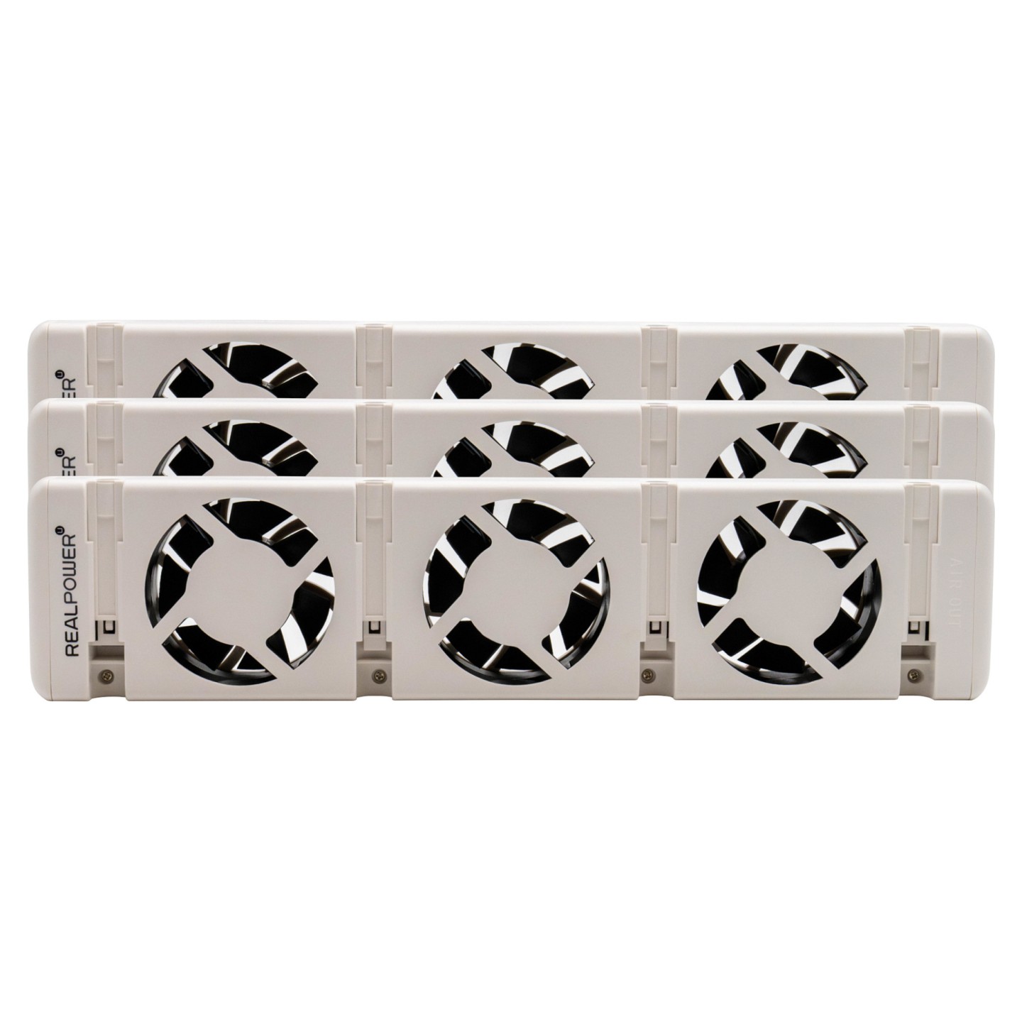 REALPOWER Heizungslüfter HL-3.3er Set mit 3 Ventilatoren — Buy in Cyprus with Fast Delivery