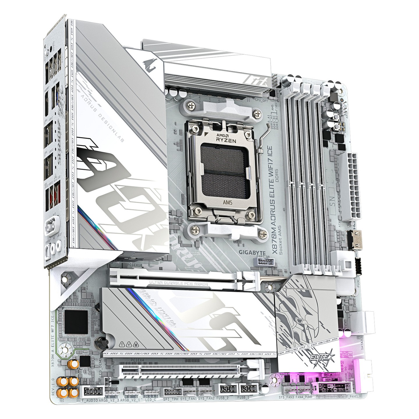 Gigabyte X870M A ELITE WF7 ICE (AM5) (D) — Buy in Cyprus with Fast Delivery