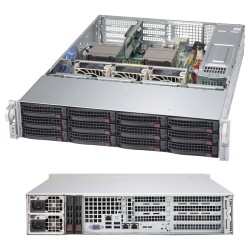 Supermicro 2U 12x3.5' hot-swap drive 2x1200W ohne OS — Buy in Cyprus with Fast Delivery
