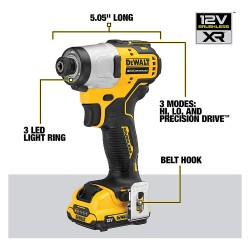 DEWALT Akku-Schlagschr. (1 4'). 12V 2Ah — Buy in Cyprus with Fast Delivery