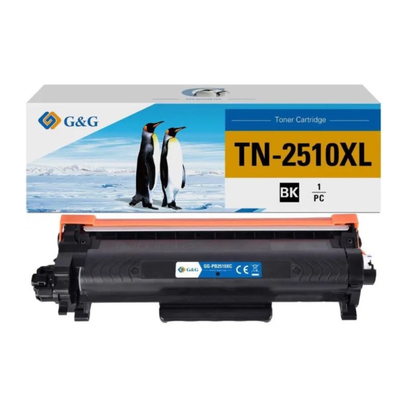 G&G TN2510XL Black Compatible Toner Brother (Boxed) — Buy in Cyprus with Fast Delivery