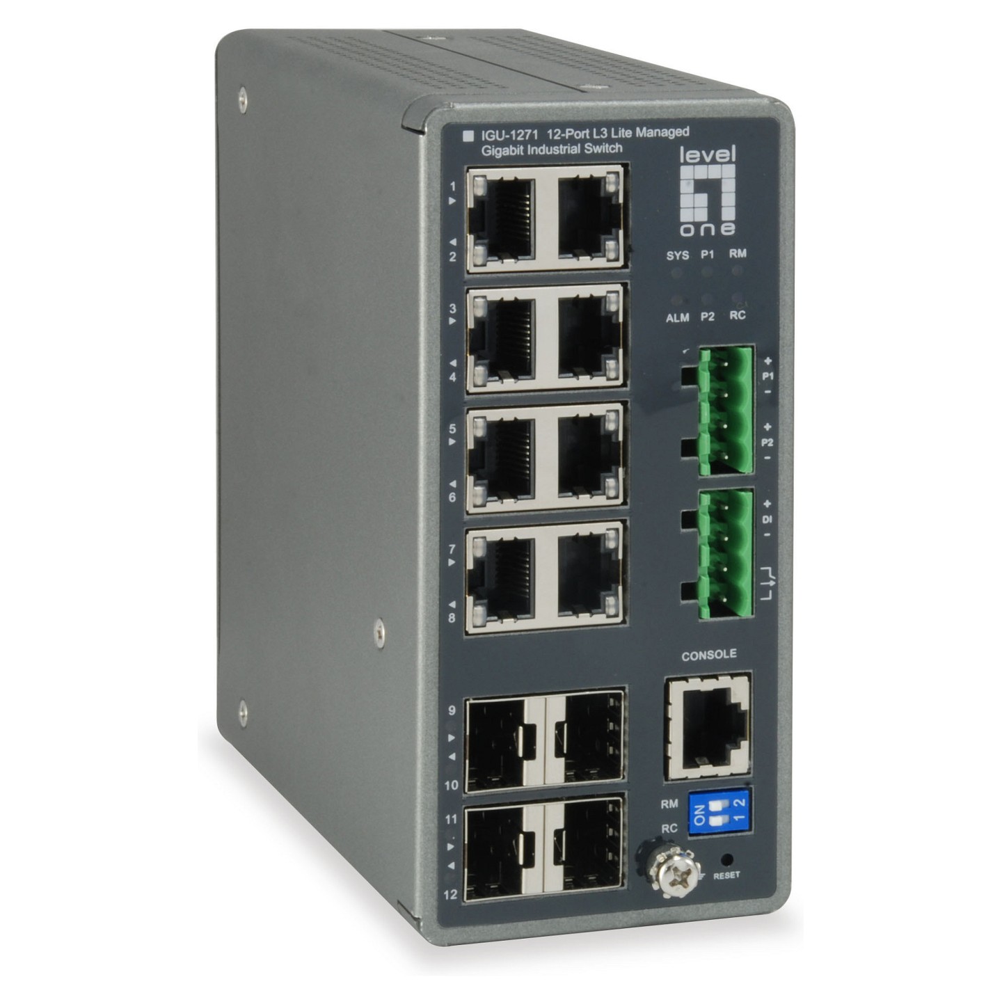 Switch 8x GE IGU-1271 4xGSFP 8xPoE — Buy in Cyprus with Fast Delivery