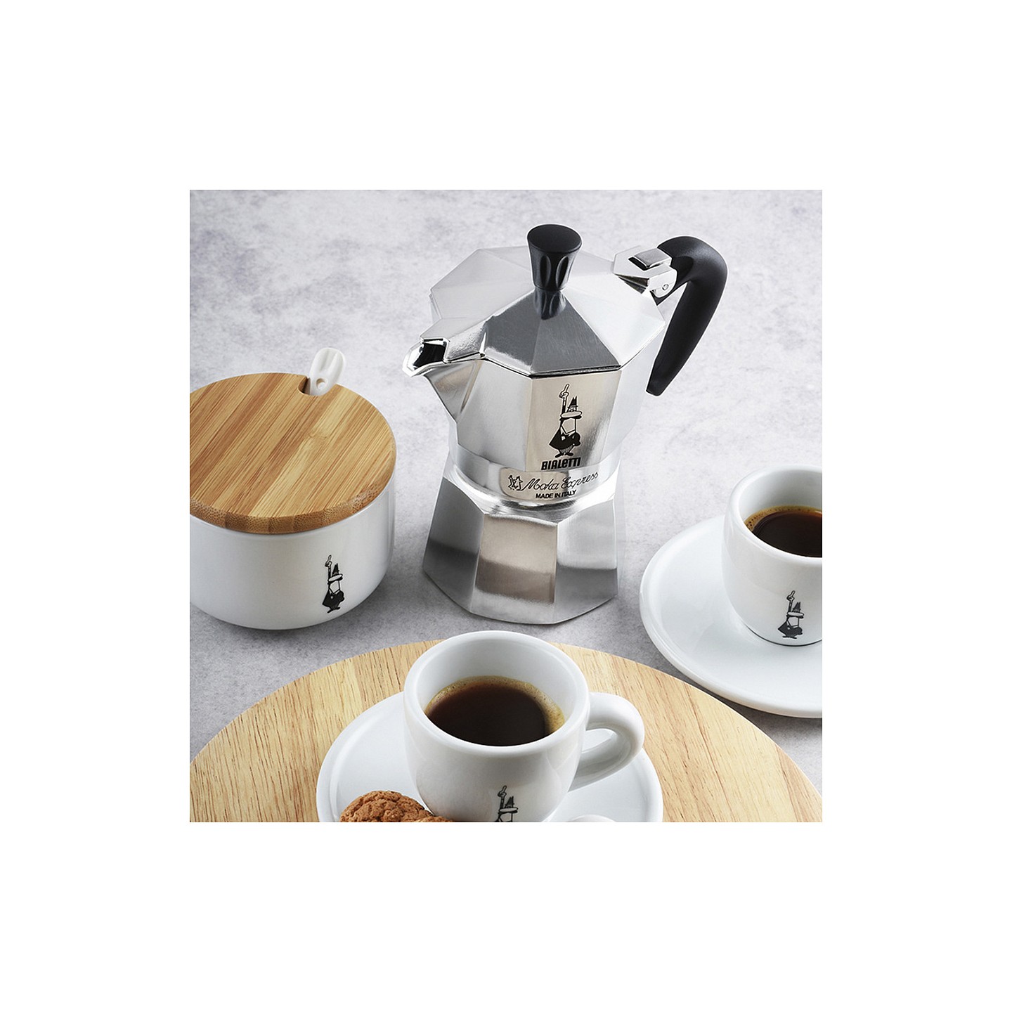 Bialetti Mokka-Express Kanne 0.23l 4 Tassen Aluminium — Buy in Cyprus with Fast Delivery