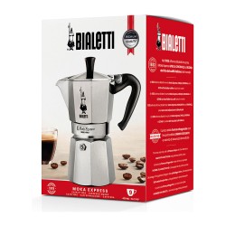 Bialetti Mokka-Express Kanne 0.23l 4 Tassen Aluminium — Buy in Cyprus with Fast Delivery