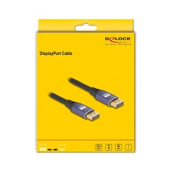 DELOCK DisplayPort Kabel 8K 60 Hz 1m flieder Metall — Buy in Cyprus with Fast Delivery