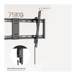 Equip Wandhalterung 43'-95' 1TFT neig Slim 1Gelenk 75Kg sw — Buy in Cyprus with Fast Delivery
