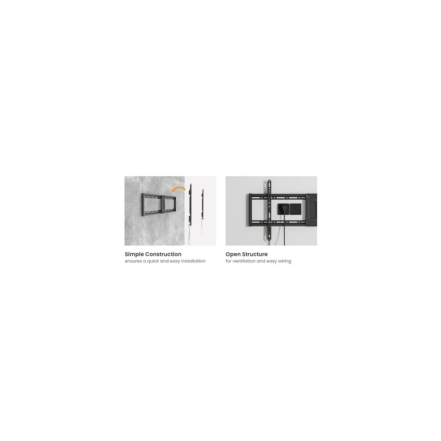 Equip Wandhalterung 43'-95' 1TFT neig Slim 1Gelenk 75Kg sw — Buy in Cyprus with Fast Delivery