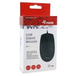 Equip Optische Maus USB-A Silent Rechts-Linkshänder 1.5m sw — Buy in Cyprus with Fast Delivery