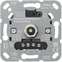 GIRA 245500 Uni-LED-Drehdimmeins. Komfort Einsatz — Buy in Cyprus with Fast Delivery