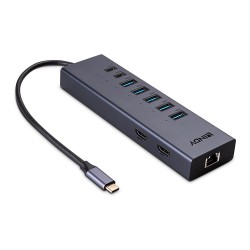 LINDY DST-Mini Duo. USB C Laptop Mini Dock 2x 4K HDMI — Buy in Cyprus with Fast Delivery