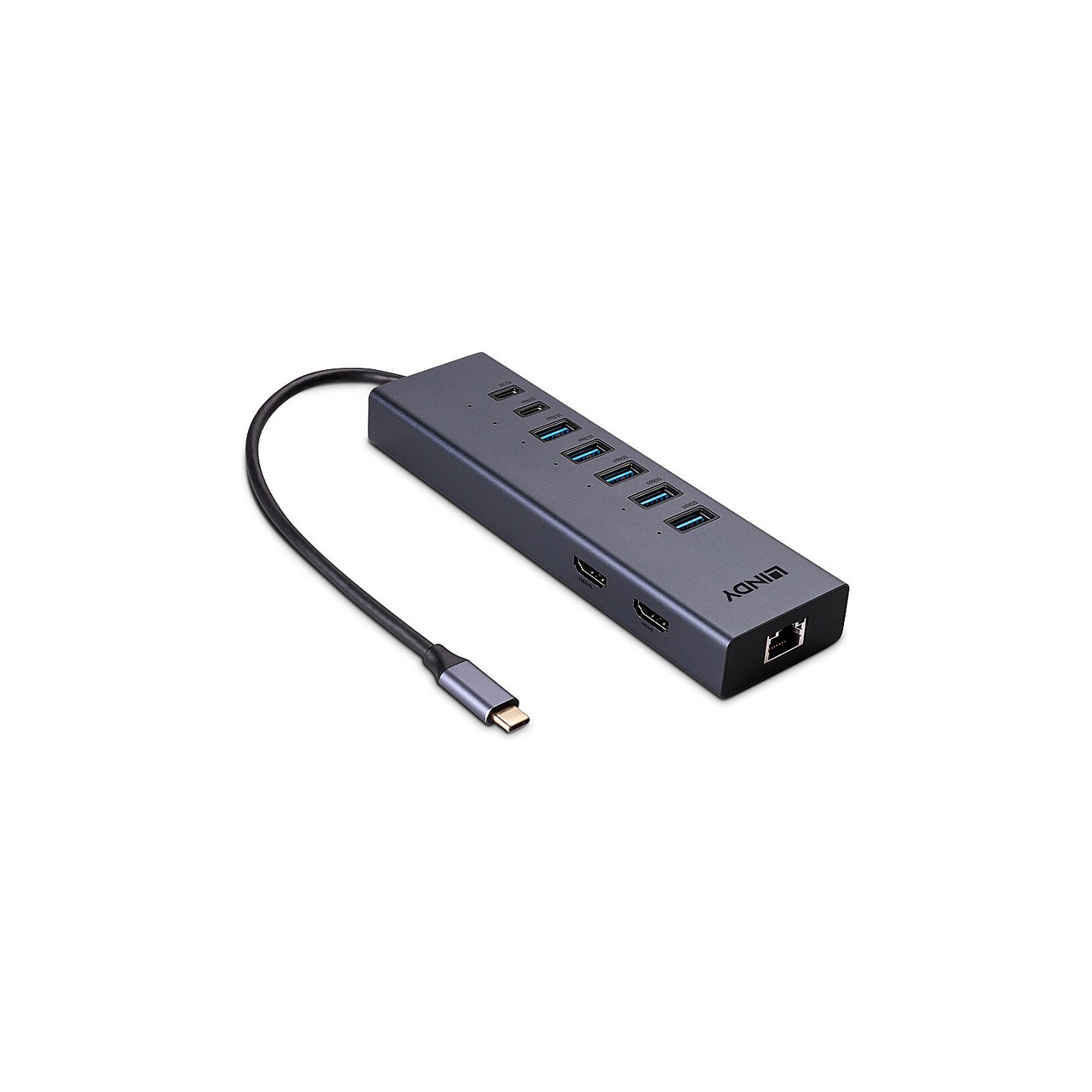 LINDY DST-Mini Duo. USB C Laptop Mini Dock 2x 4K HDMI — Buy in Cyprus with Fast Delivery