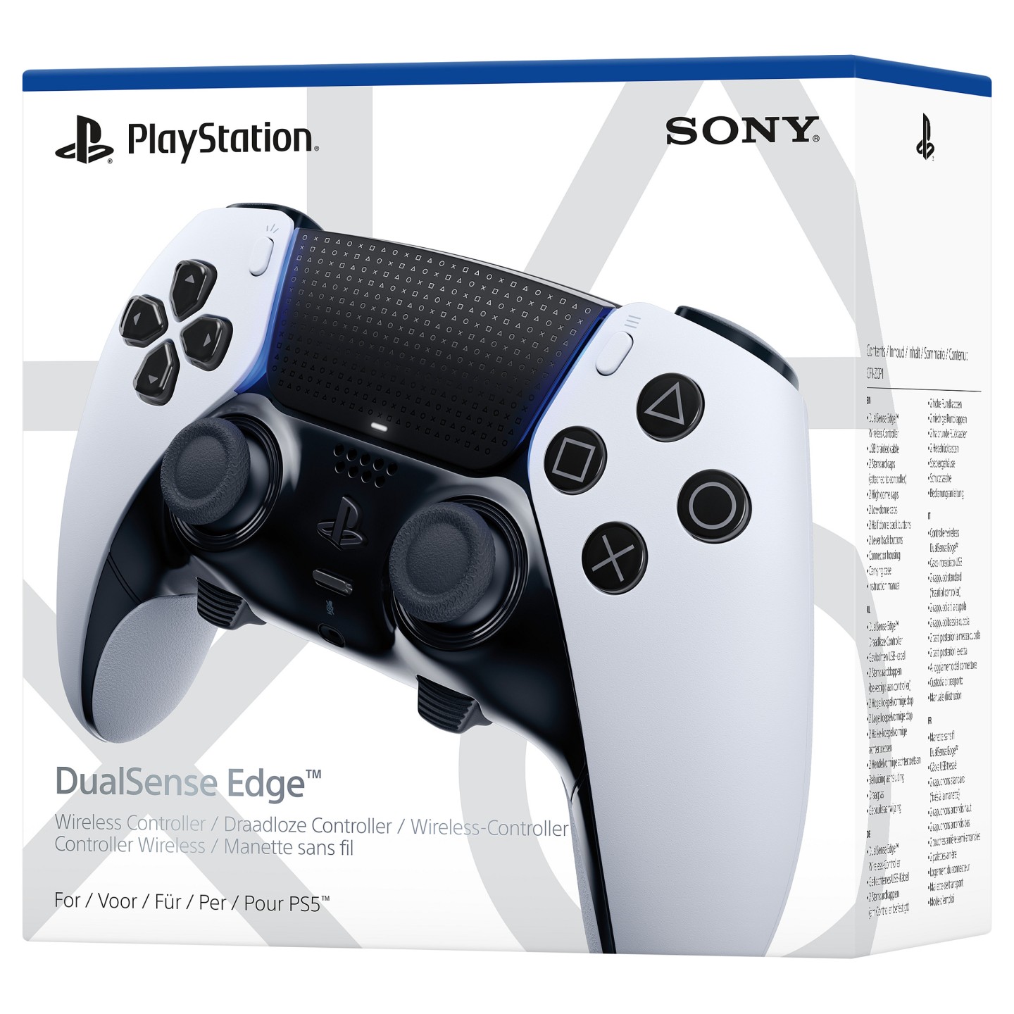 Sony PlayStation DualSense Edge Wireless-Controller weiß — Buy in Cyprus with Fast Delivery