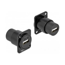 DELOCK D-Typ Modul USB 2.0 Typ-A Buchse zu Buchse — Buy in Cyprus with Fast Delivery