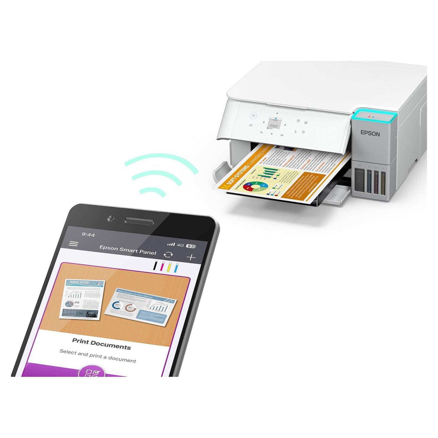 EPSON EcoTank ET-2956 DIN A4. 3in1. 4 Farben. WiFi — Buy in Cyprus with Fast Delivery