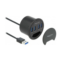 DELOCK 4 Port Tisch-Hub mit 4x SuperSpeed USB Typ-A Port — Buy in Cyprus with Fast Delivery