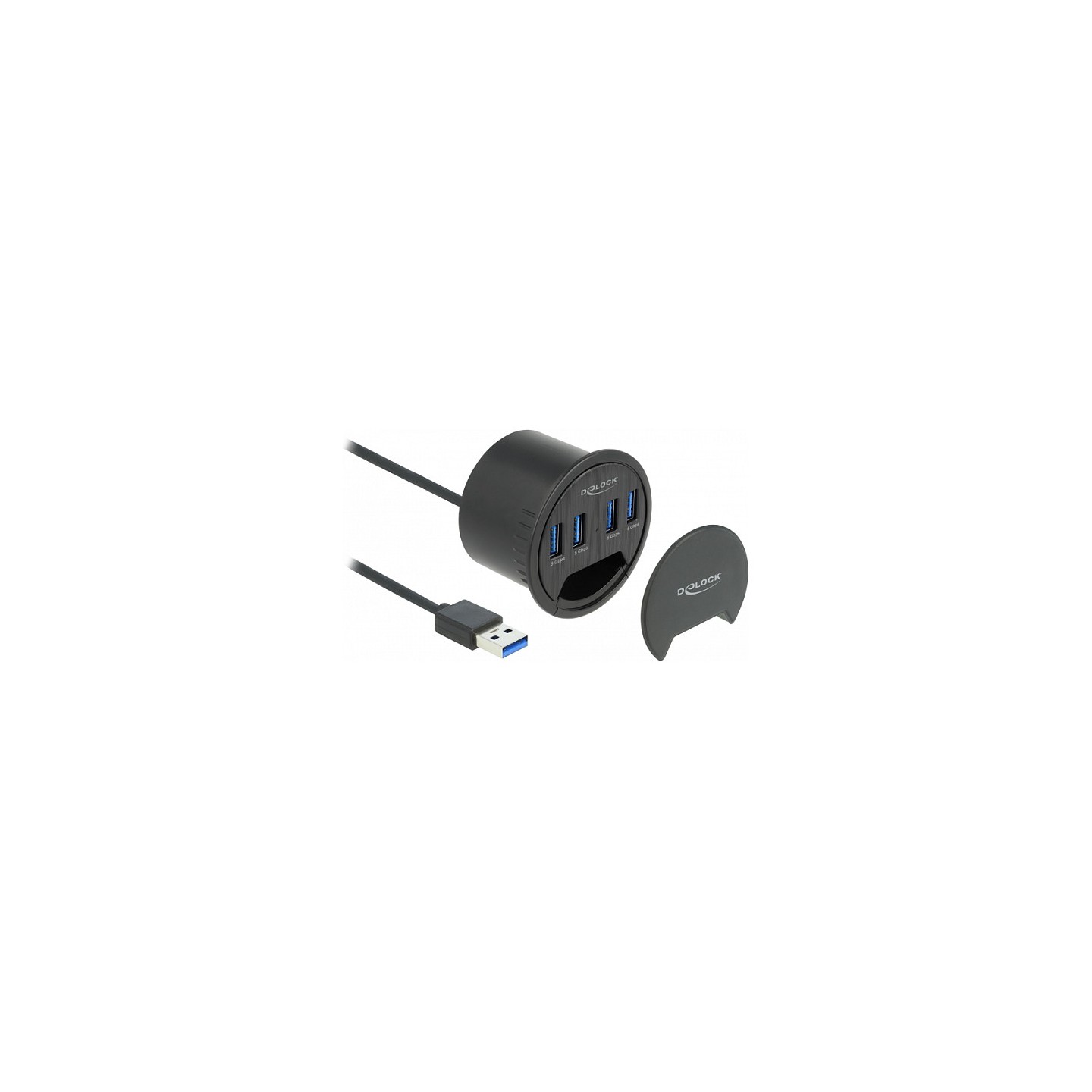 DELOCK 4 Port Tisch-Hub mit 4x SuperSpeed USB Typ-A Port — Buy in Cyprus with Fast Delivery