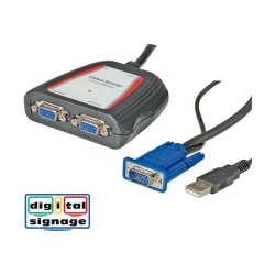 VALUE Portabler VGA Video-Splitter 2fach 250MHz — Buy in Cyprus with Fast Delivery