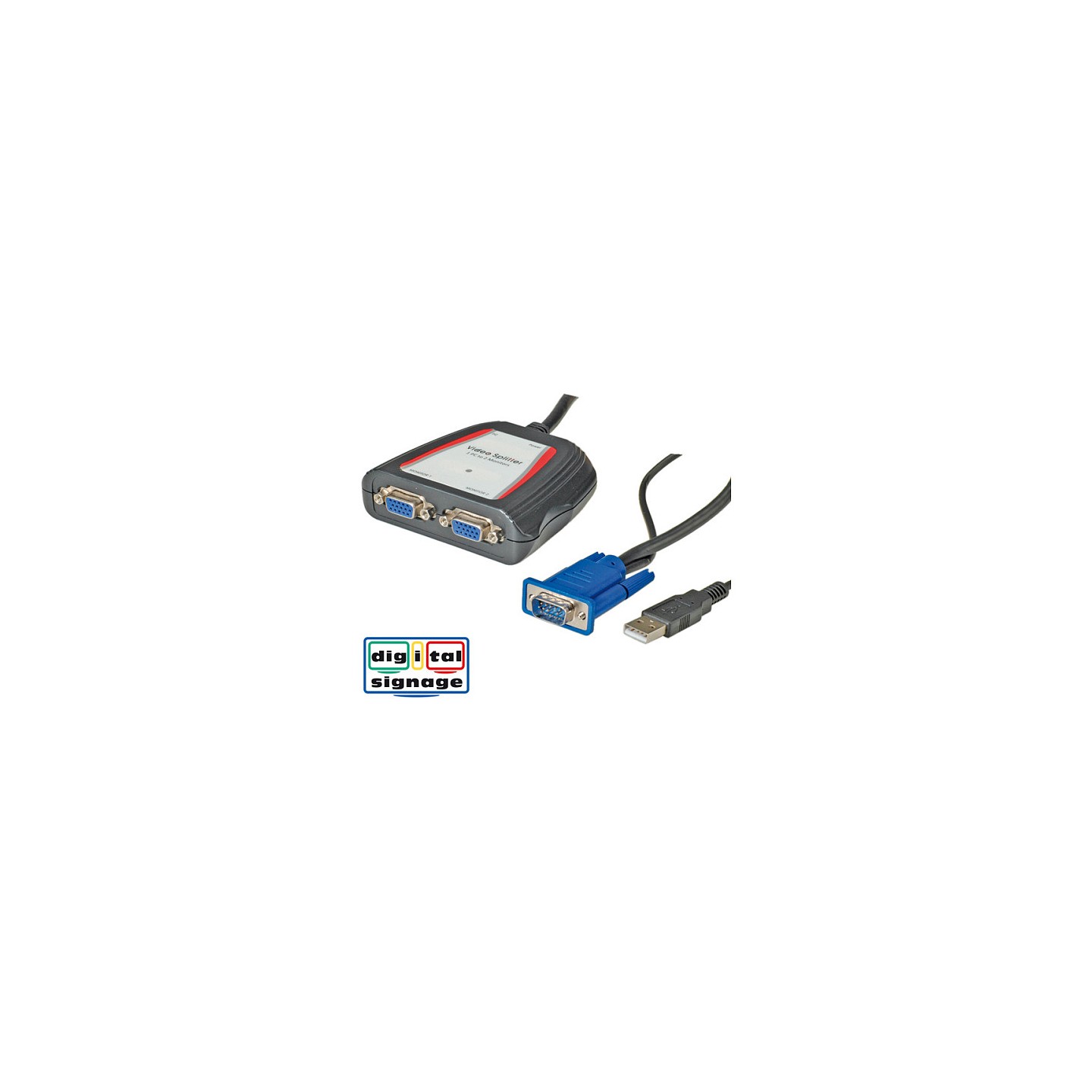 VALUE Portabler VGA Video-Splitter 2fach 250MHz — Buy in Cyprus with Fast Delivery