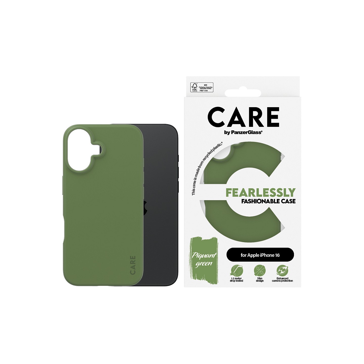 CARE Case Fashion Green iPhone 16 — Buy in Cyprus with Fast Delivery