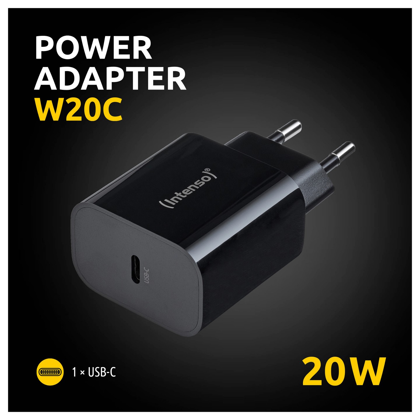 Intenso Power Adapter W20C. Schwarz — Buy in Cyprus with Fast Delivery