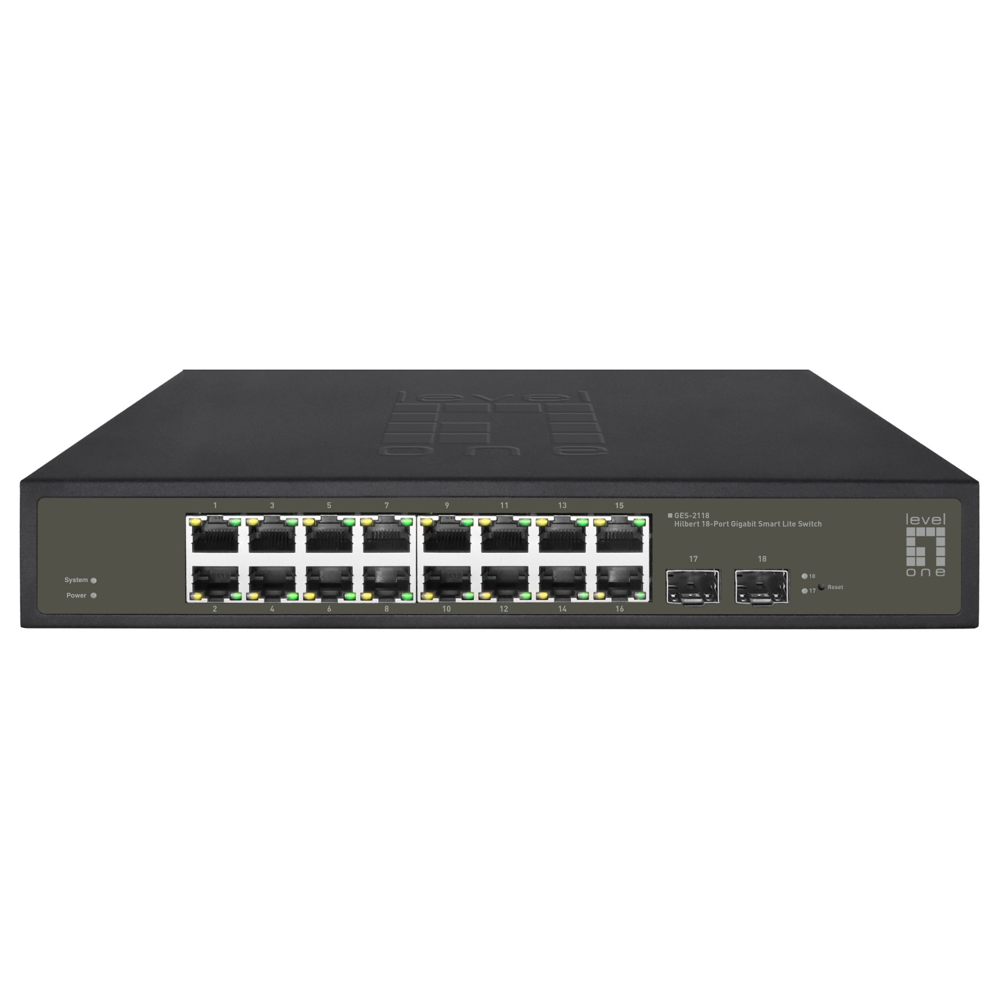 Switch 16x GE GES-2118 2xGSFP 19' Hilbert — Buy in Cyprus with Fast Delivery