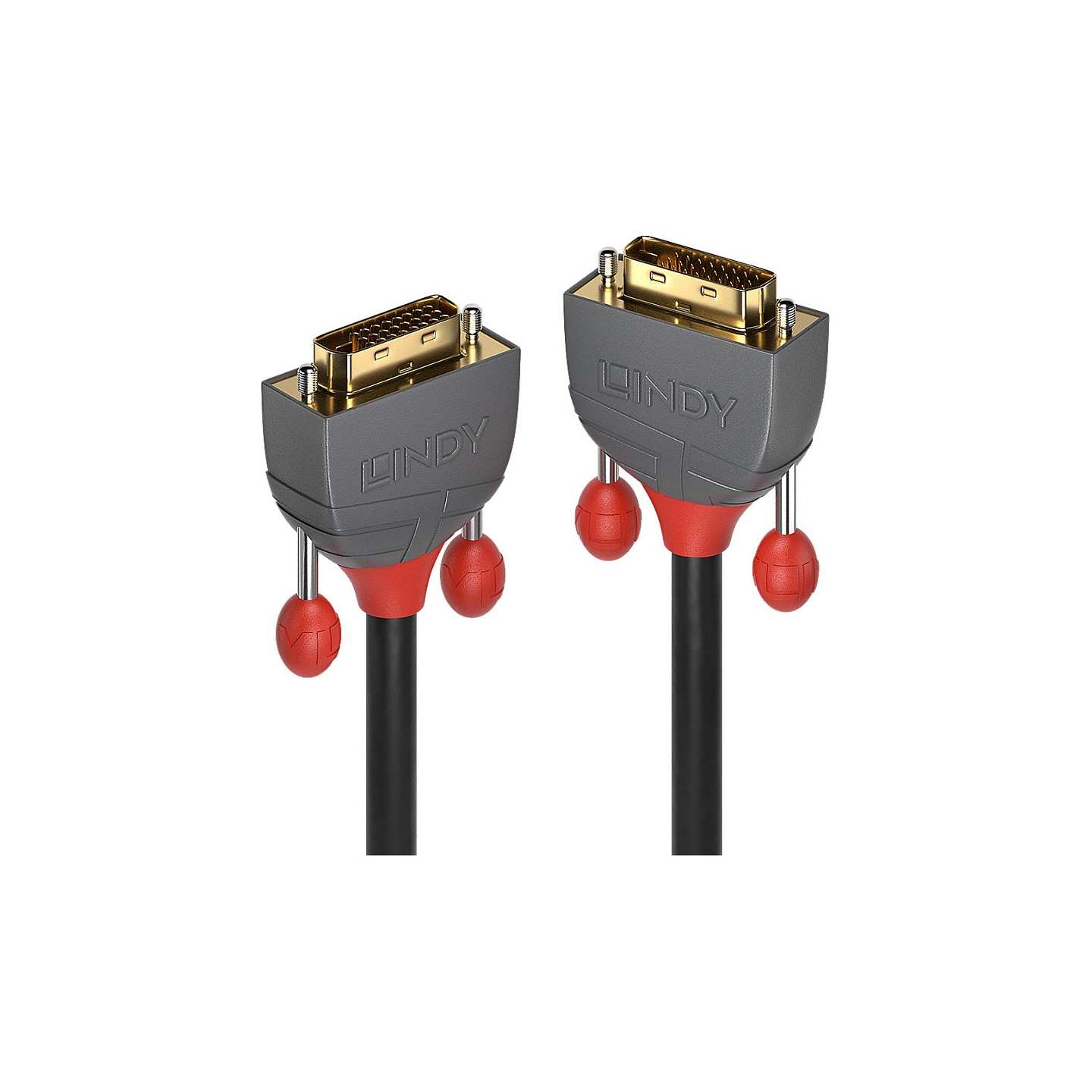 LINDY DVI-D Dual Link Kabel Anthra Line 7.50m — Buy in Cyprus with Fast Delivery