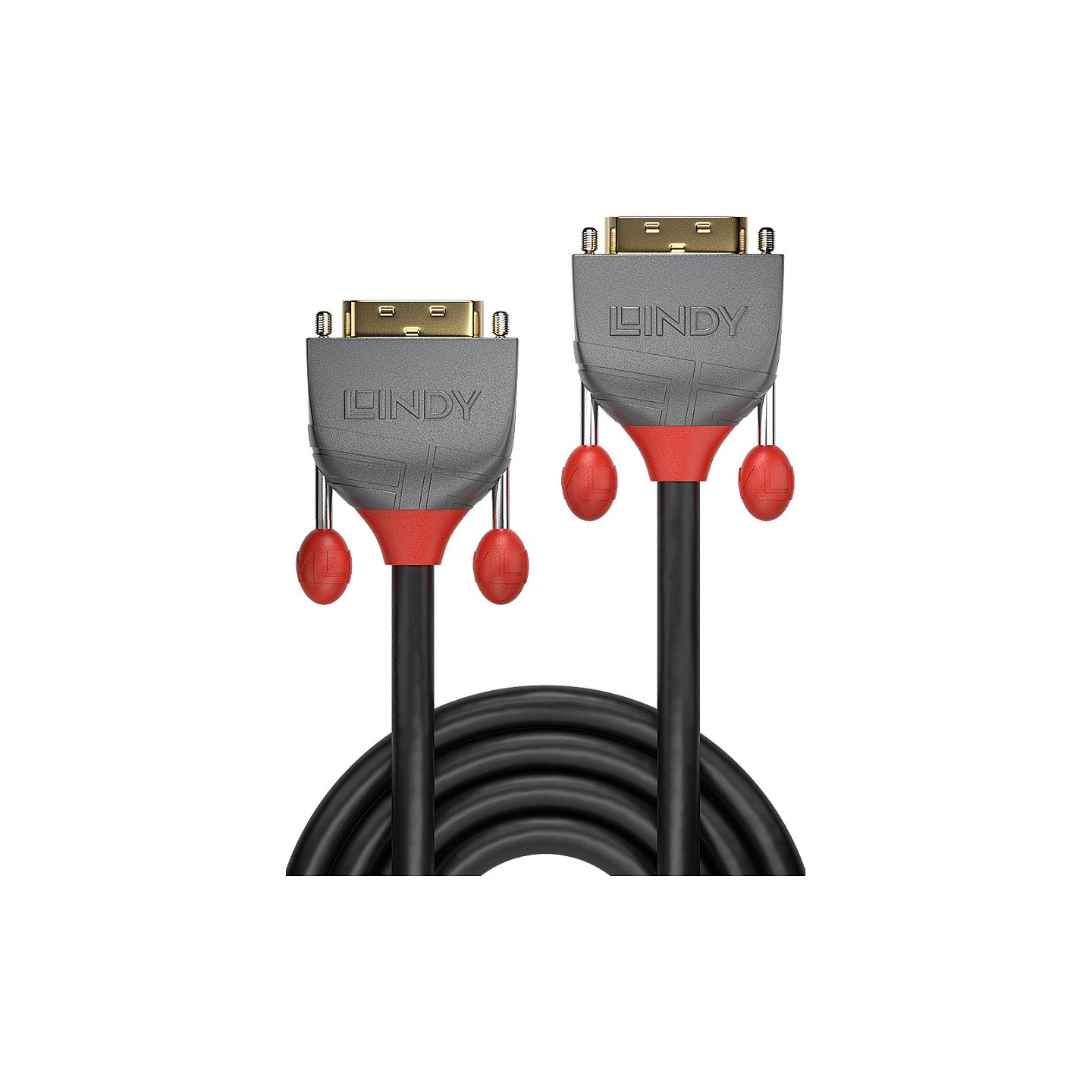 LINDY DVI-D Dual Link Kabel Anthra Line 7.50m — Buy in Cyprus with Fast Delivery