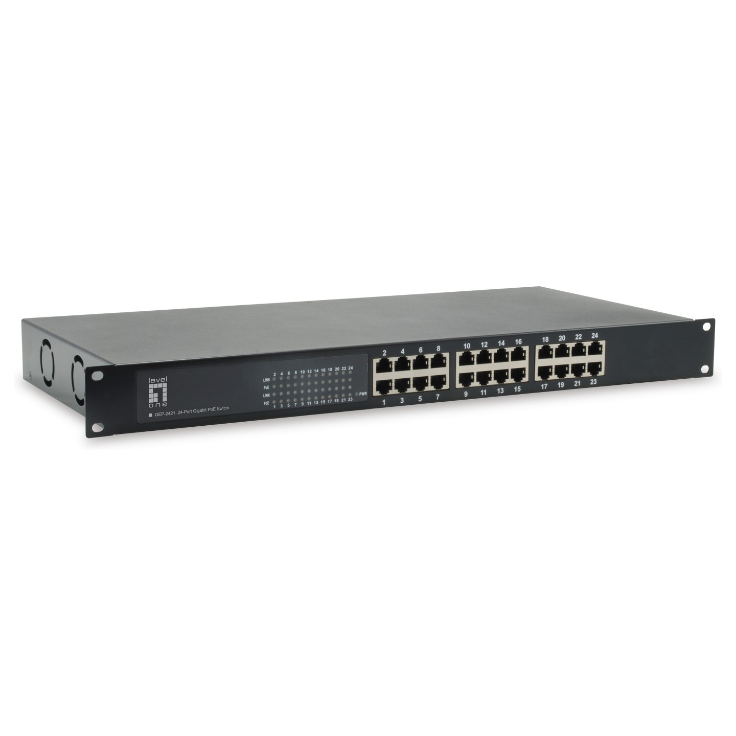 LevelOne GEP-2421W500 24-Port Gigabit PoE Switch — Buy in Cyprus with Fast Delivery