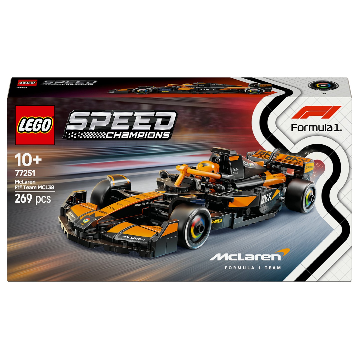 LEGO Speed Champions McLaren F1 Team MCL38 Rennauto 77251 — Buy in Cyprus with Fast Delivery