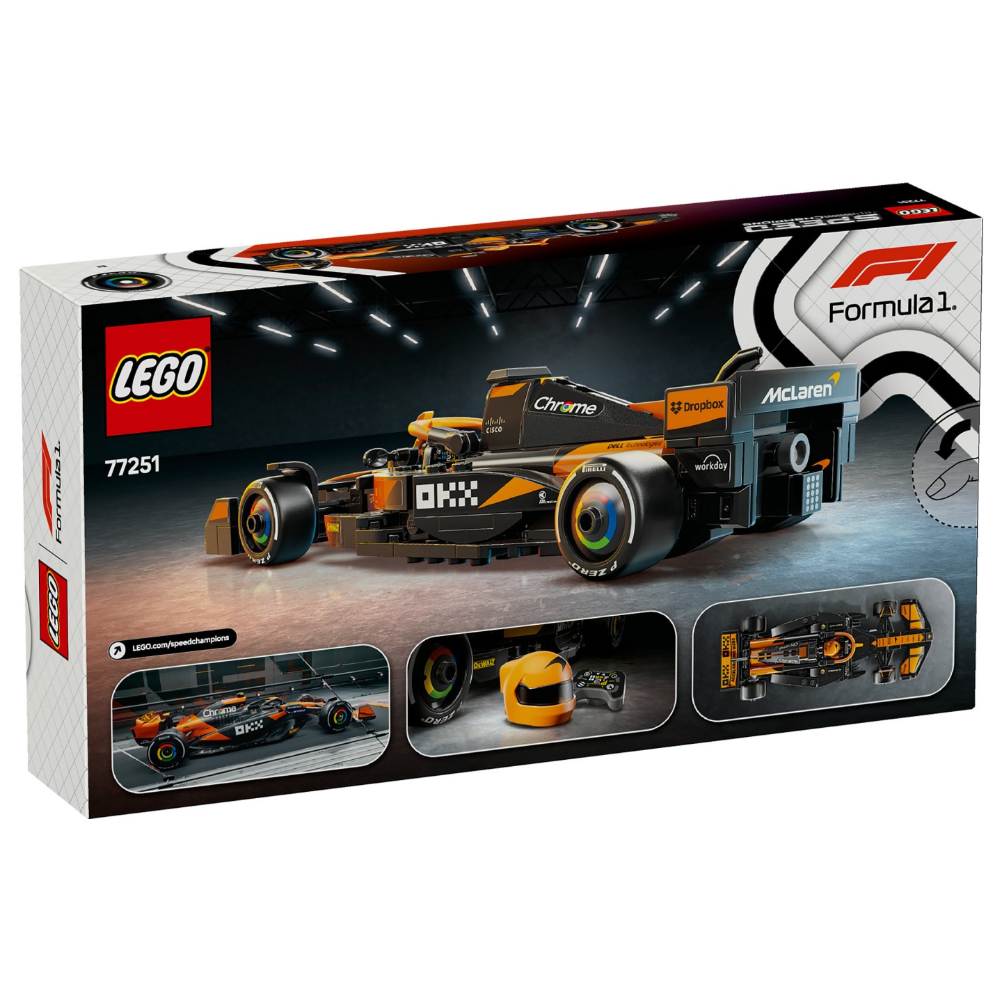 LEGO Speed Champions McLaren F1 Team MCL38 Rennauto 77251 — Buy in Cyprus with Fast Delivery
