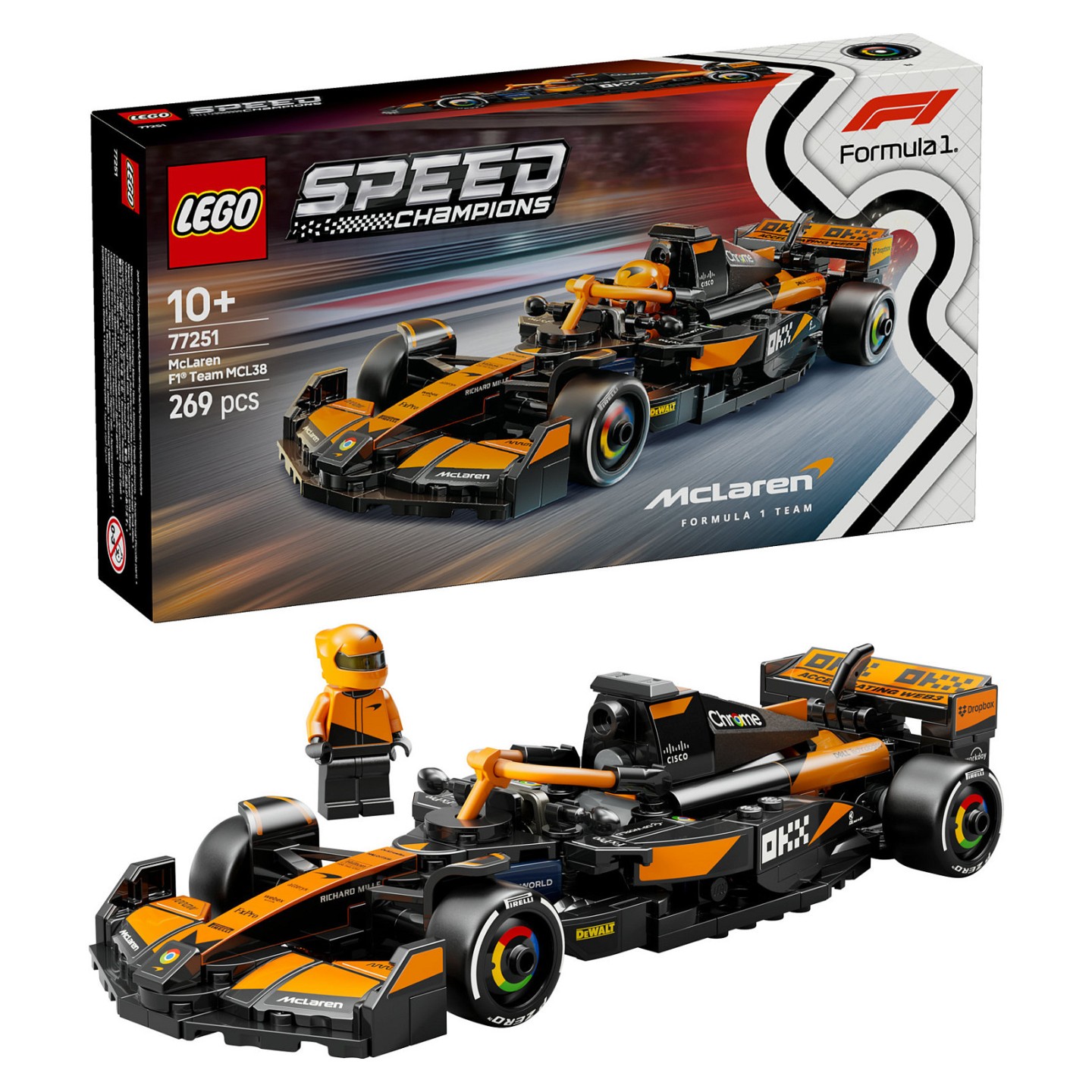 LEGO Speed Champions McLaren F1 Team MCL38 Rennauto 77251 — Buy in Cyprus with Fast Delivery