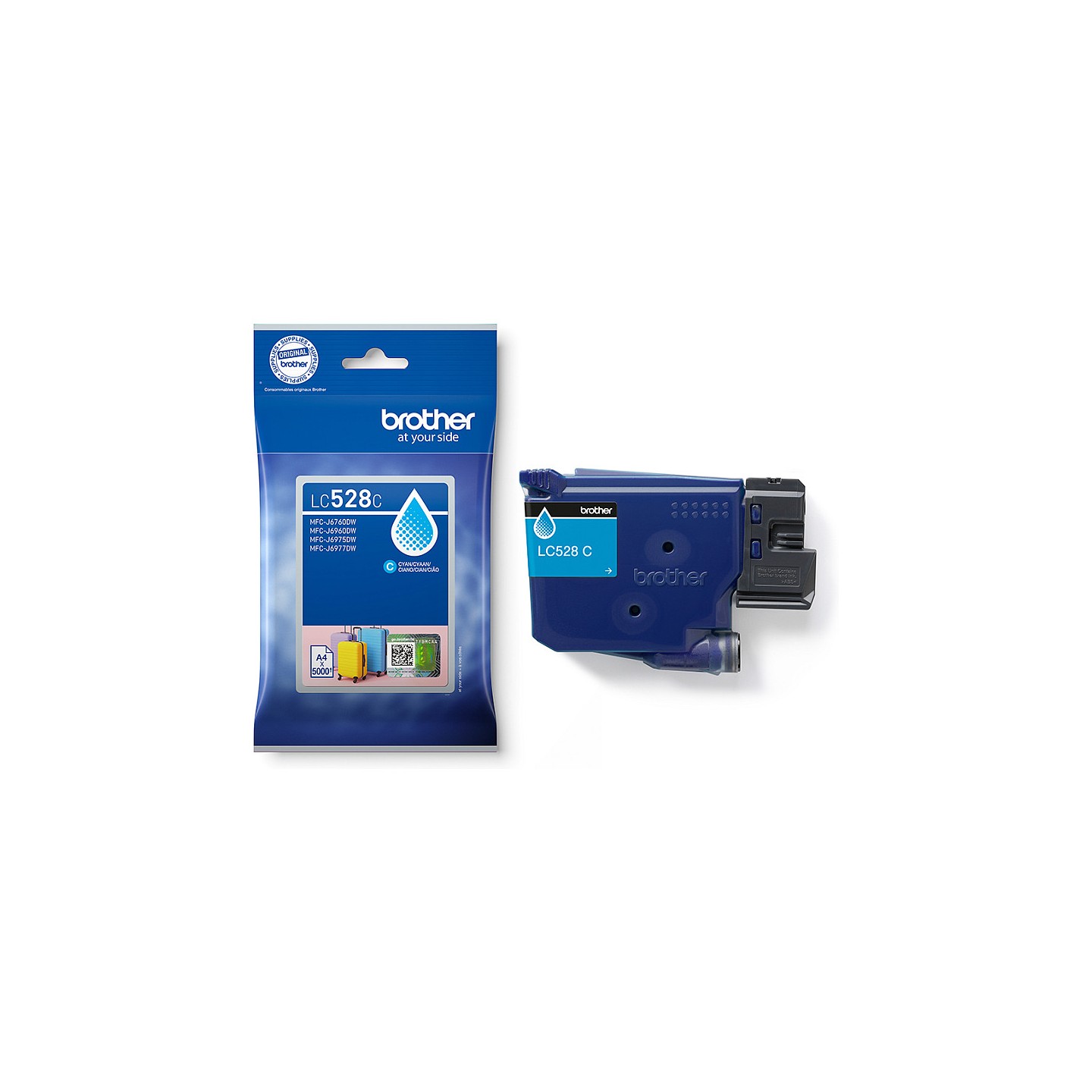 Brother Tintenpatrone LC-528C Cyan (ca. 5000 Seiten) — Buy in Cyprus with Fast Delivery