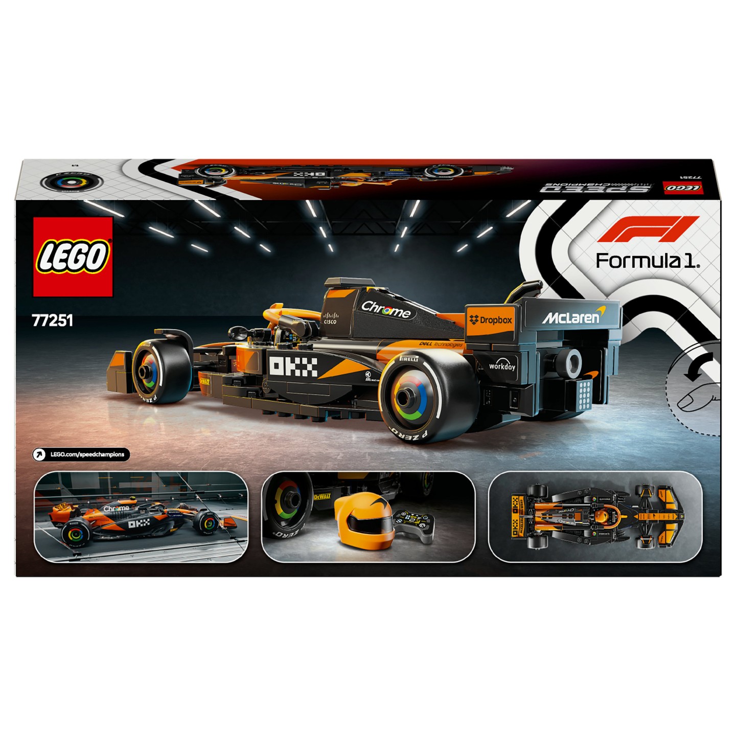 LEGO Speed Champions McLaren F1 Team MCL38 Rennauto 77251 — Buy in Cyprus with Fast Delivery